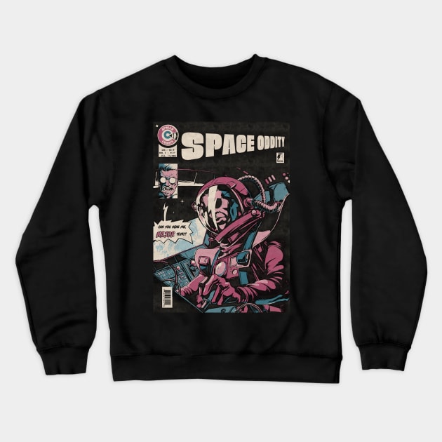Space oddity Crewneck Sweatshirt by mathiole